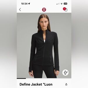 Lululemon Define Luon jacket